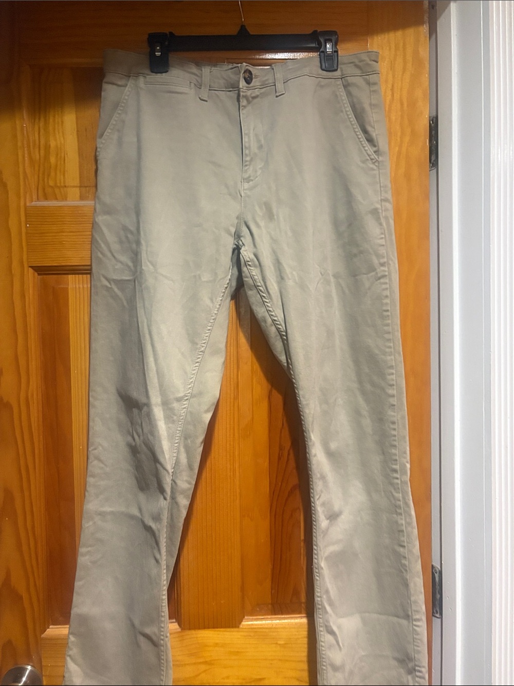 Men's 34x32 Elliot Mulryan Chino Pants in Light Khaki - Classic Straight Fit